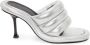 JW Anderson Bumper Tube padded sandals Silver - Thumbnail 1