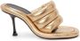 JW Anderson Bumper Tubular padded sandals Gold - Thumbnail 1