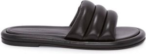 JW Anderson Bumper Tubular padded slides Black