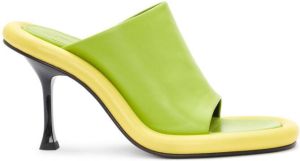 JW Anderson Bumper-Tuve leather mules Green