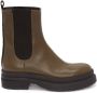 JW Anderson calf leather Chelsea boots Green - Thumbnail 1
