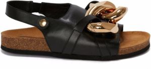 JW Anderson Chain flat sandals Black