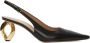 JW Anderson chain-heel slingback sandals Black - Thumbnail 1