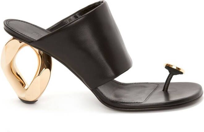 JW Anderson Chain high-heel sandals Black