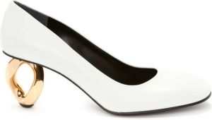 JW Anderson Chain Link mid-heel pumps White