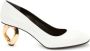 JW Anderson Chain Link mid-heel pumps White - Thumbnail 1