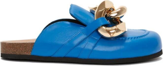 JW Anderson Chain loafer mules Blue