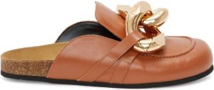 JW Anderson Chain loafer mules Brown