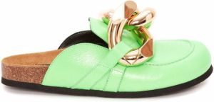 JW Anderson Chain loafer mules Green