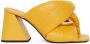 JW Anderson Chain Twist leather mules Yellow - Thumbnail 1