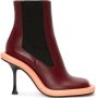 JW Anderson Chelsea Bumper-Tube boots Red - Thumbnail 1