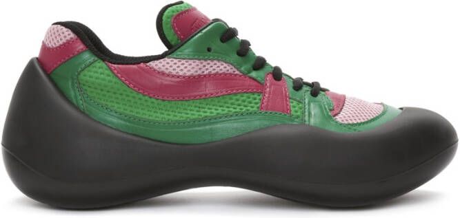JW Anderson colour-block panel low-top sneakers Green