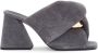 JW Anderson crossover-strap mid-heel mules Grey - Thumbnail 1