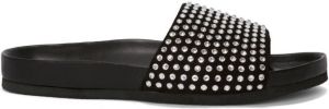 JW Anderson crystal-embellished detail slides Black