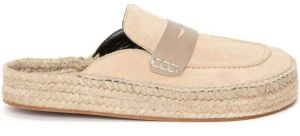 JW Anderson espadrille loafer mules Neutrals
