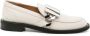 JW Anderson Gourmet plaque-detail leather loafers White - Thumbnail 1