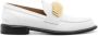 JW Anderson hardware-detail leather loafers White - Thumbnail 1