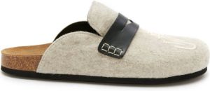 JW Anderson JW Anchor flat mules White