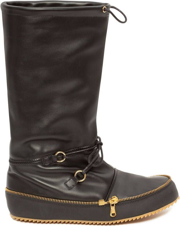 JW Anderson Moon calf-length boots Black