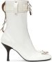 JW Anderson padlock ankle boots White - Thumbnail 1