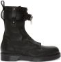 JW Anderson padlock combat boots Black - Thumbnail 1