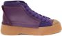 JW Anderson panelled high-top sneakers Purple - Thumbnail 1