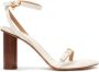 JW Anderson Paw high-heel leather sandals Neutrals - Thumbnail 1