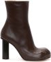 JW Anderson Paw leather ankle boots Brown - Thumbnail 1