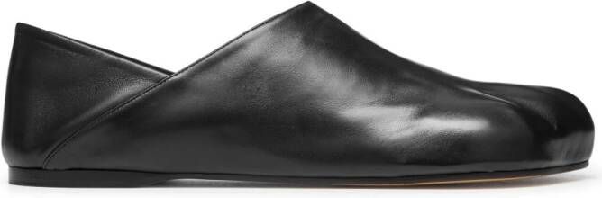 JW Anderson Paw leather loafers Black