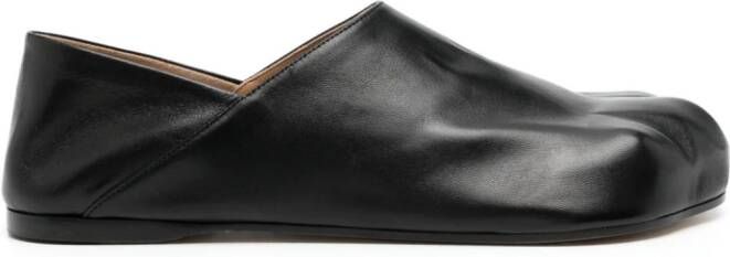 JW Anderson Paw leather loafers Black