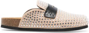 JW Anderson rhinestone-embellished mules Neutrals
