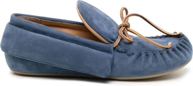 JW Anderson suede moccasin loafers Blue