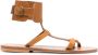 K. Jacques ankle-fastening flat sandals Brown - Thumbnail 1