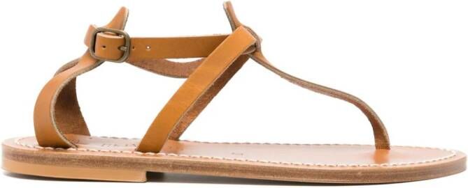 K. Jacques Buffon leather sandals Neutrals