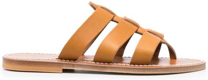 K. Jacques Dolan flat sandals Brown