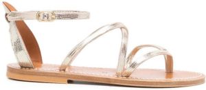 K. Jacques Heracles flat sandals Gold