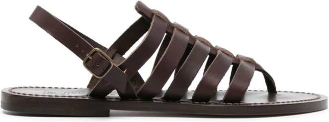 K. Jacques Homère leather sandals Brown
