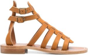 K. Jacques open-toe buckle-fastening sandals Brown