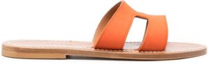 K. Jacques strappy sandals Orange