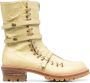 KANGHYUK leather strap boots Yellow - Thumbnail 1