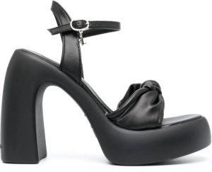 Karl Lagerfeld 120mm knot-detail sandals Black