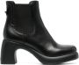 Karl Lagerfeld 80mm Astragon patent-finish boots Black - Thumbnail 1