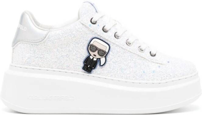 Karl Lagerfeld Anakapri glitter-detail sneakers White