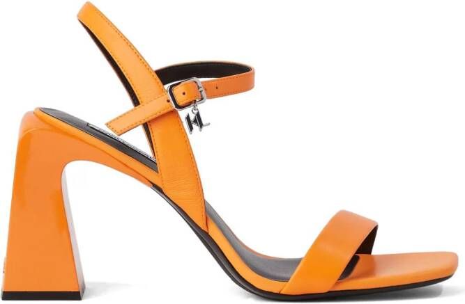 Karl Lagerfeld Astra Nova strap-detail sandals Orange