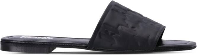 Karl Lagerfeld Brio leather slides Black