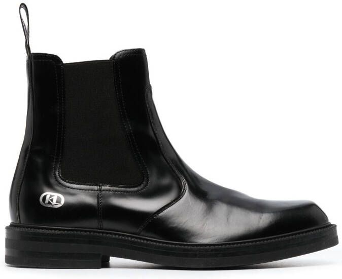 Karl Lagerfeld Chisel chelsea boots Black