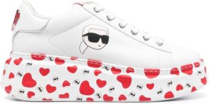 Karl Lagerfeld chunky lace-up sneakers White