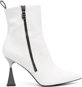Karl Lagerfeld Debut 2-zip ankle boots White