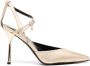 Karl Lagerfeld Gala 95mm pointed-toe pumps Gold - Thumbnail 1
