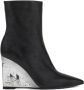 Karl Lagerfeld Ice 100mm leather ankle boots Black - Thumbnail 1